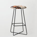 Moroccan Berber Rug Design No.54 - Multicolor, Ivory White Stool Gallery Image 1