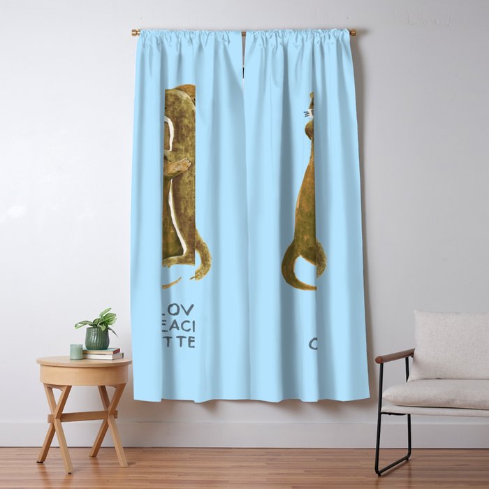 Love each otter Window Curtain Gallery Image 1