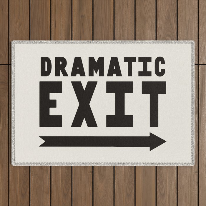 Dramatic Exit Outdoor Rug Gallery Image 1