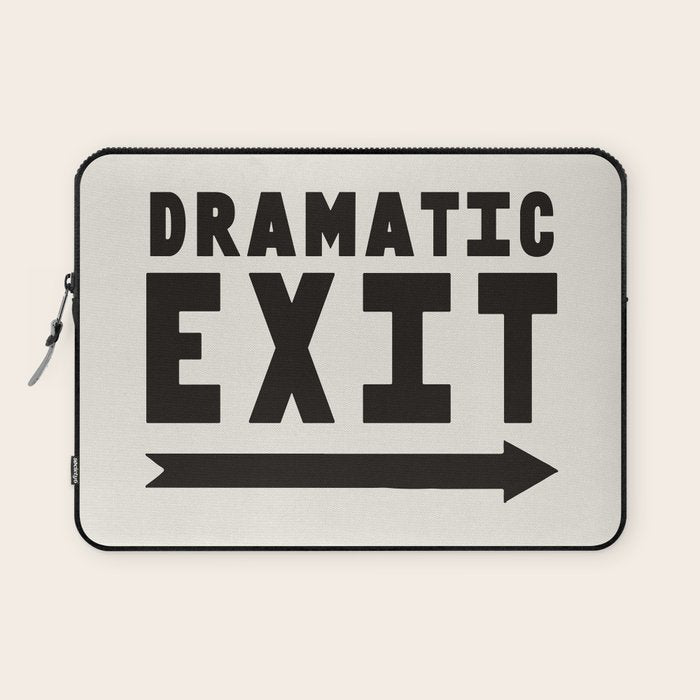 Dramatic Exit Laptop Sleeve Gallery Image 1