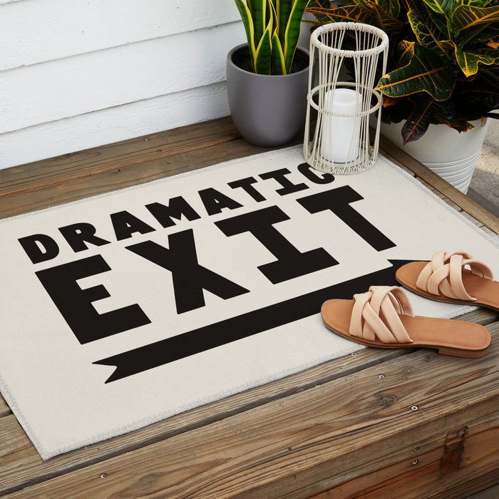 Dramatic Exit Outdoor Rug Gallery Image 2