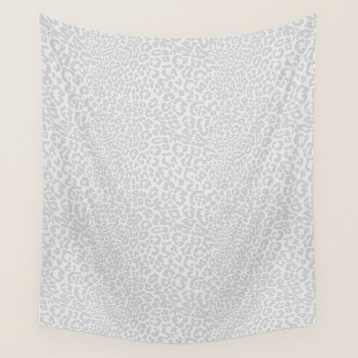 Snow Leopard Print Wall Tapestry Gallery Image 4