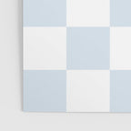 pale blue and white checkered nursery style design for boys Poster Gallery Image 3