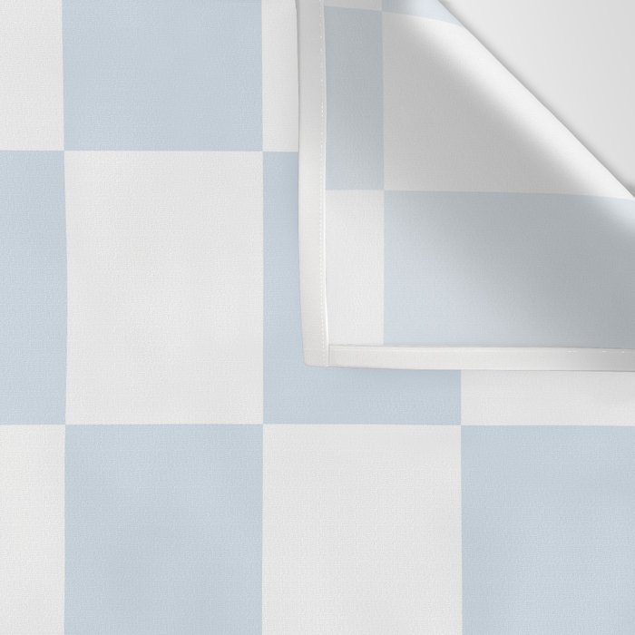 pale blue and white checkered nursery style design for boys Wall Tapestry Gallery Image 3