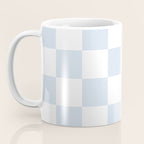 pale blue and white checkered nursery style design for boys Coffee Mug Gallery Image 3
