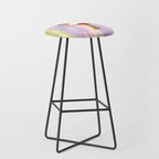 The Juggle Is Real. Ping-Pong Table Tennis Hustle, Sports Active Painting, Eclectic Bohemian Contemporary Motivation, Boss Mindset Work For Yourself Independence Illustration Stool Gallery Image 1