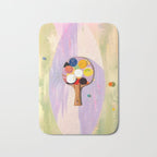 The Juggle Is Real. Ping-Pong Table Tennis Hustle, Sports Active Painting, Eclectic Bohemian Contemporary Motivation, Boss Mindset Work For Yourself Independence Illustration Bath Mat Gallery Image 1