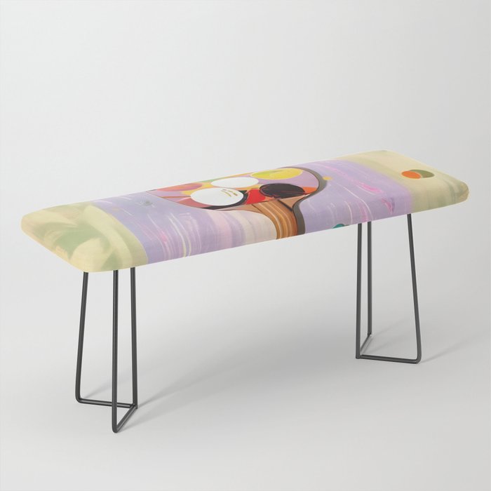 The Juggle Is Real. Ping-Pong Table Tennis Hustle, Sports Active Painting, Eclectic Bohemian Contemporary Motivation, Boss Mindset Work For Yourself Independence Illustration Bench Gallery Image 1