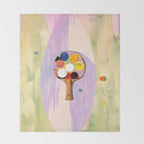 The Juggle Is Real. Ping-Pong Table Tennis Hustle, Sports Active Painting, Eclectic Bohemian Contemporary Motivation, Boss Mindset Work For Yourself Independence Illustration Throw Blanket Gallery Image 2