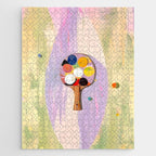 The Juggle Is Real. Ping-Pong Table Tennis Hustle, Sports Active Painting, Eclectic Bohemian Contemporary Motivation, Boss Mindset Work For Yourself Independence Illustration Jigsaw Puzzle Gallery Image 1