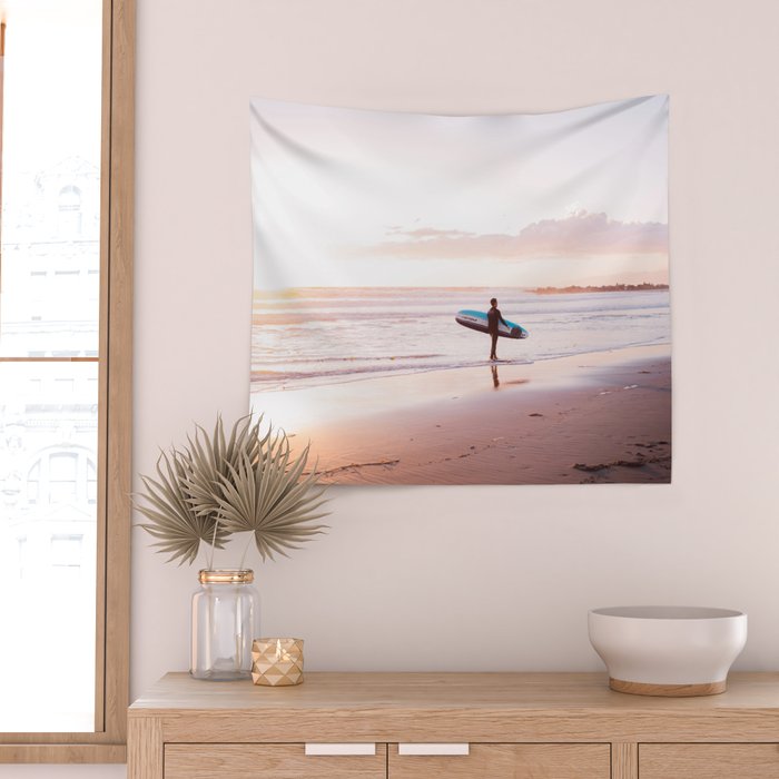 Venice Beach Surfer Wall Tapestry Gallery Image 2