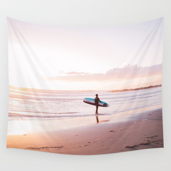 Venice Beach Surfer Wall Tapestry Gallery Image 4