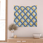 Mediterranean Moonlight Mosaic Wall Tapestry Gallery Image 2