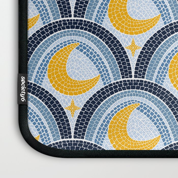 Mediterranean Moonlight Mosaic Laptop Sleeve Gallery Image 3