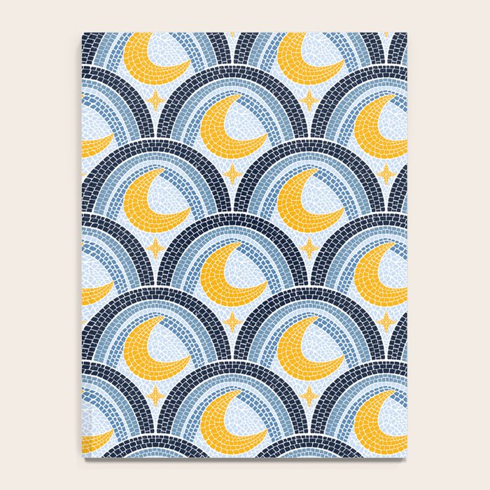 Mediterranean Moonlight Mosaic Notebook Gallery Image 4