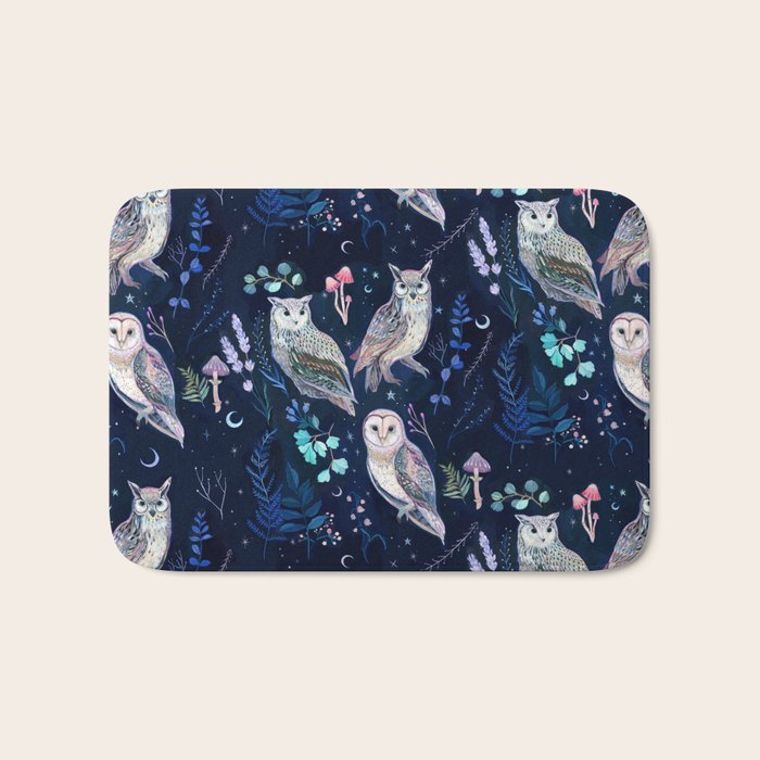 Night Owls Bath Mat Gallery Image 1