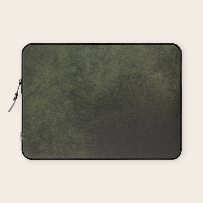 Old dark green Laptop Sleeve Gallery Image 1