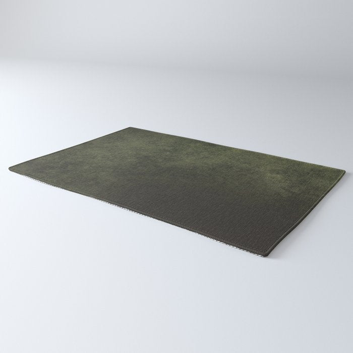 Old dark green Rug Gallery Image 3