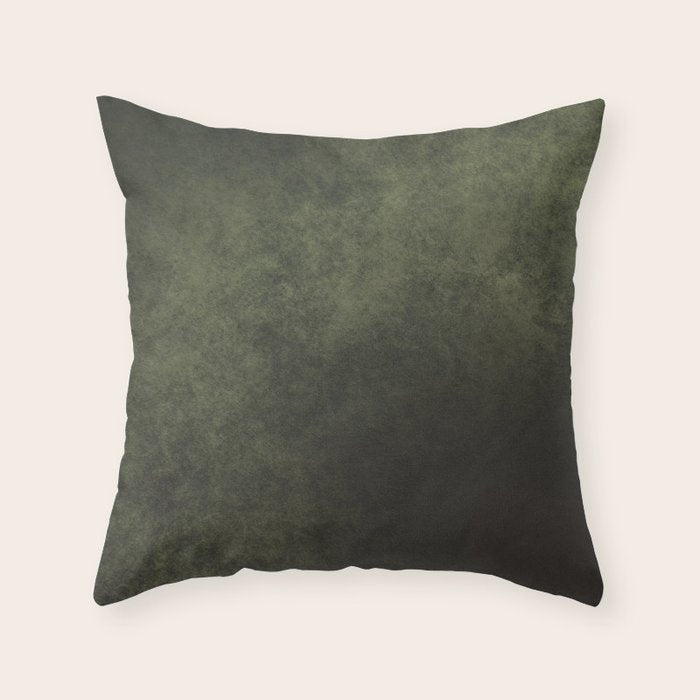 Old dark green Throw Pillow Gallery Image 6