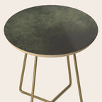 Old dark green Side Table Gallery Image 2