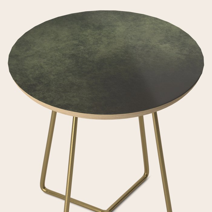 Old dark green Side Table Gallery Image 2