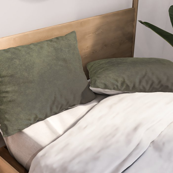 Old dark green Pillow Sham Gallery Image 2