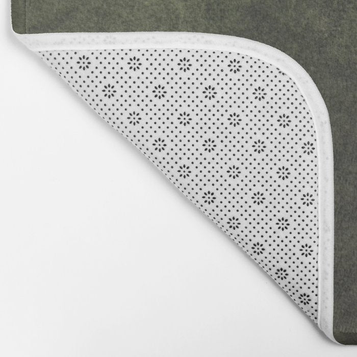 Old dark green Bath Mat Gallery Image 2
