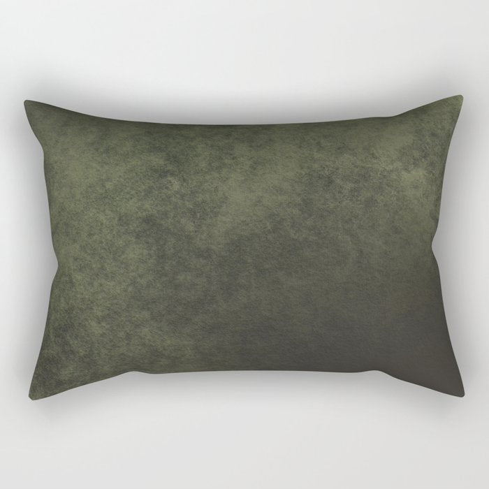 Old dark green Rectangular Pillow Gallery Image 1