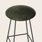 Old dark green Stool Gallery Image 2