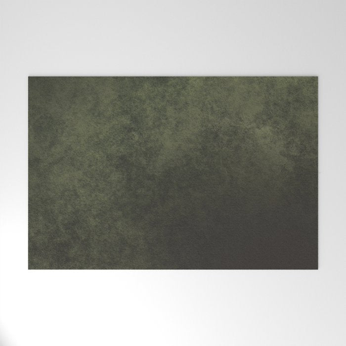 Old dark green Welcome Mat Gallery Image 1