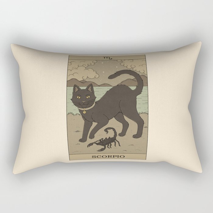 Scorpio Cat Rectangular Pillow Gallery Image 2