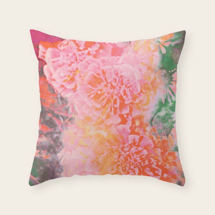 Floral Ecstasy Throw Pillow Gallery Image 6
