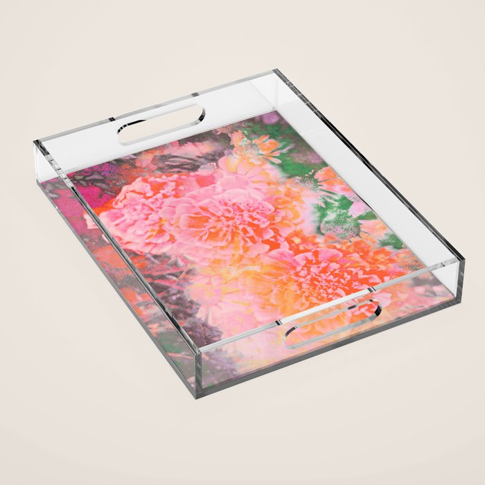 Floral Ecstasy Acrylic Tray Gallery Image 1