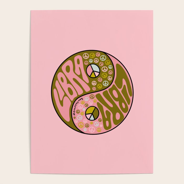Libra Yin Yang Poster Gallery Image 4
