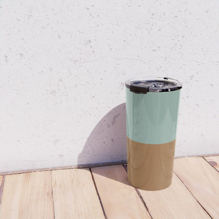 Color Block Abstract X Travel Mug Gallery Image 4