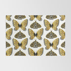 Golden Butterfly & Moth Rug Gallery Image 2