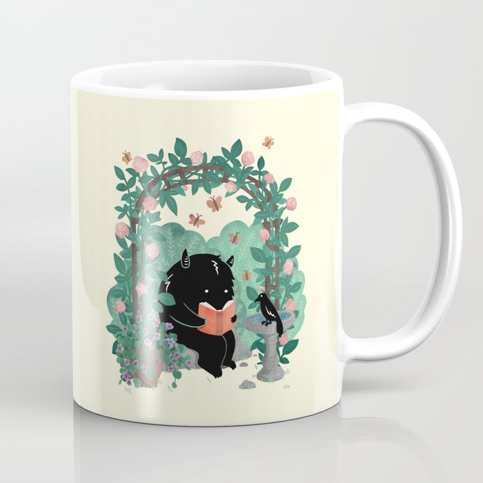 A Quiet Summer Spot (Monster Book Lover) Coffee Mug Gallery Image 1