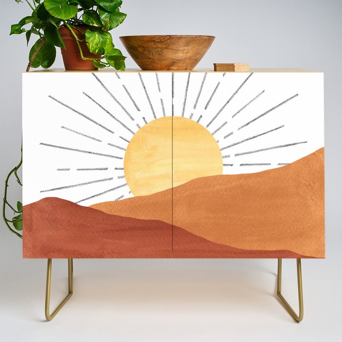 Terracotta desert sun Credenza Gallery Image 1