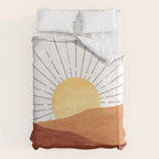Terracotta desert sun Duvet Cover Gallery Image 6