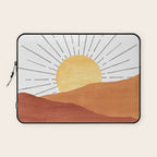Terracotta desert sun Laptop Sleeve Gallery Image 1