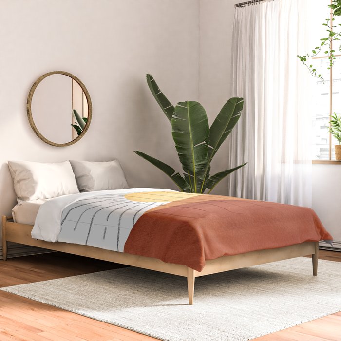 Terracotta desert sun Comforter Gallery Image 2