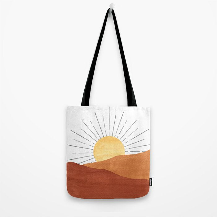 Terracotta desert sun Tote Bag Gallery Image 2