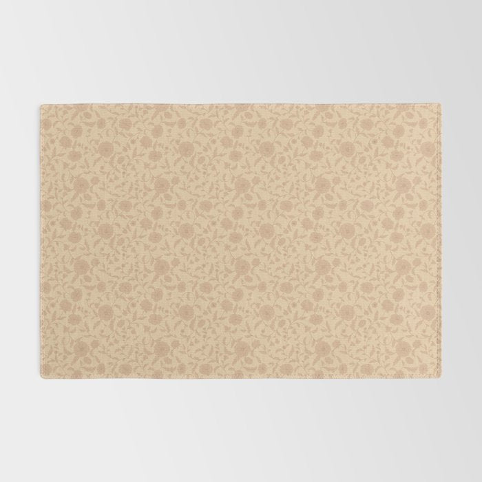 Vintage Floral Vines - Apricot Rug Gallery Image 2