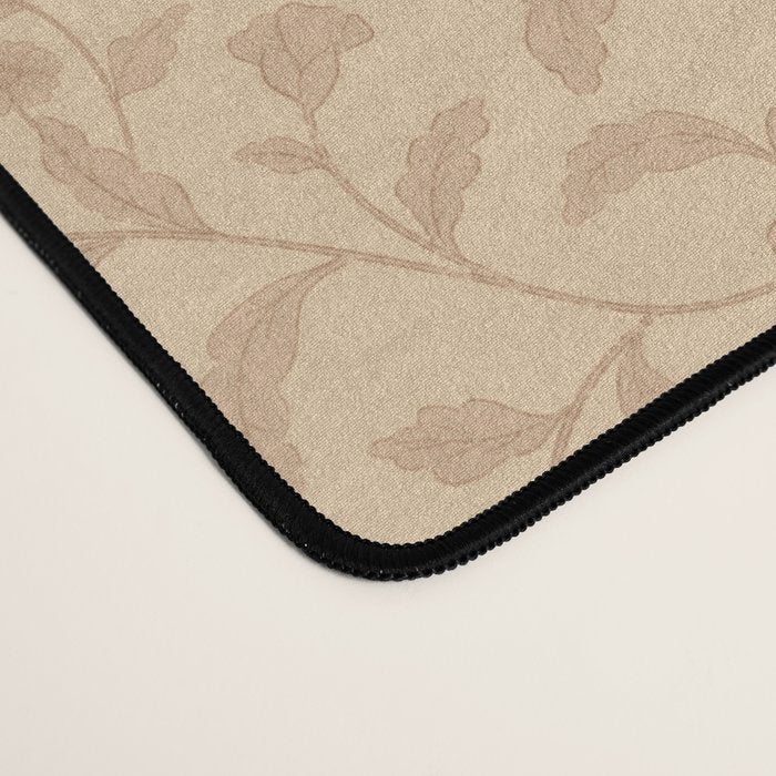 Vintage Floral Vines - Apricot Desk Mat Gallery Image 4