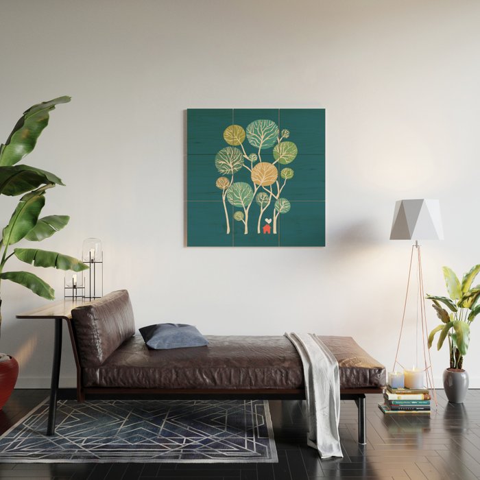 Little nest Wood Wall Art Gallery Image 2