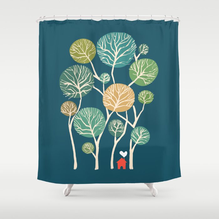 Little nest Shower Curtain Gallery Image 1
