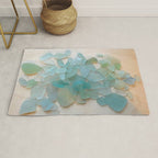 Ocean Hue Sea Glass Rug Gallery Image 1
