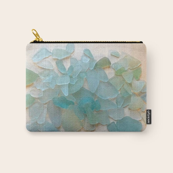 Ocean Hue Sea Glass Carry All Pouch Gallery Image 1