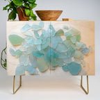 Ocean Hue Sea Glass Credenza Gallery Image 1