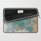 Ocean Hue Sea Glass Laptop Sleeve Gallery Image 2